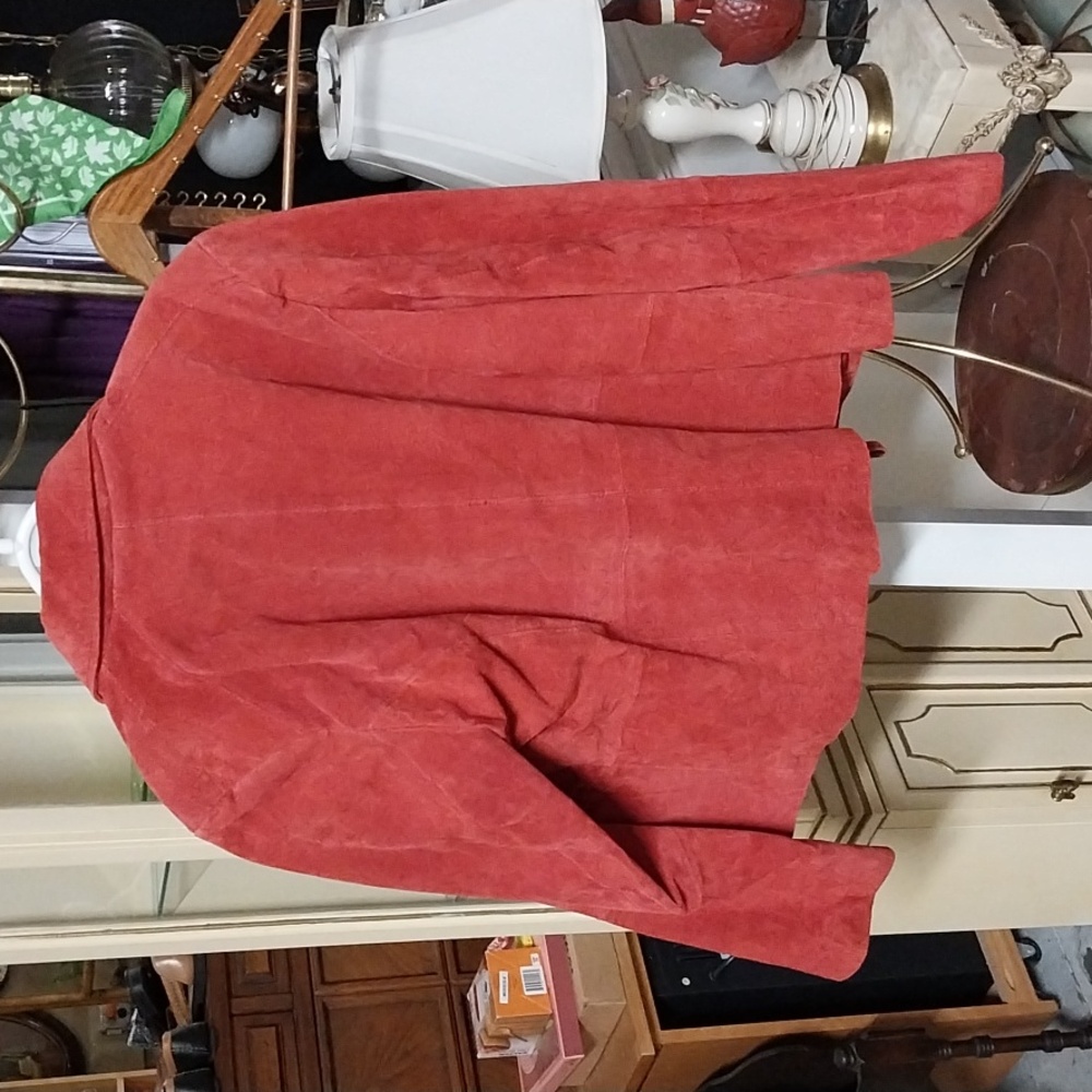 Relativity Women's Red Leather Jacket - Picture 4 of 4